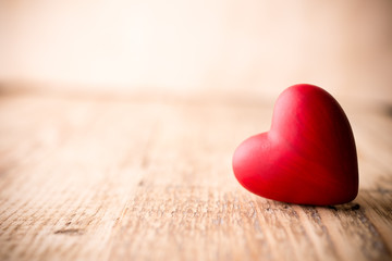 Fototapeta premium Red heart.