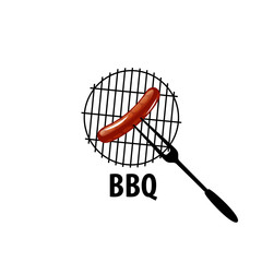 Barbecue party logo
