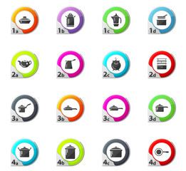 Dishes Icons set
