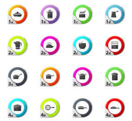 Dishes Icons set