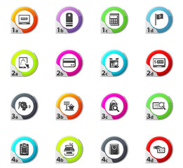 E-commerce icons set