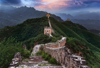 The Great wall of China: 7 womder of the world.