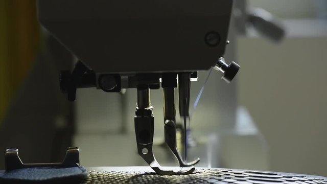 Leather sewing machine