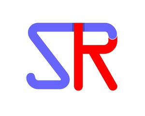 SR company linked letter logo