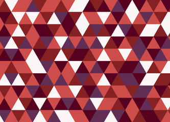 Obraz premium Colorful geometric triangle pattern. Abstract vector background.
