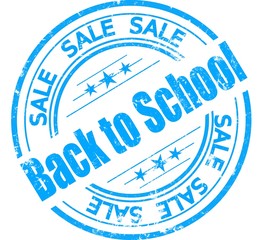 Back to school stamp