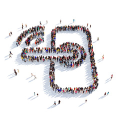 handle people 3D rendering