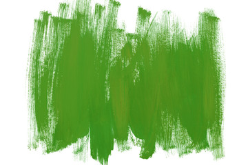 Green brush strokes