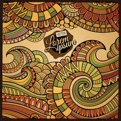 Decorative ethnic vector background