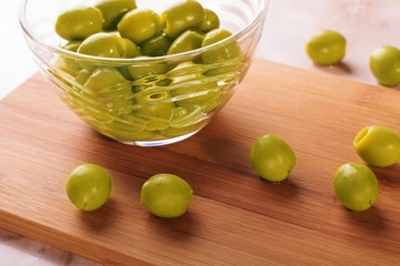 Olives  in a bowl