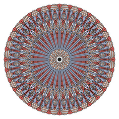 Round ethnic pattern