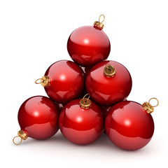 Red Christmas ball