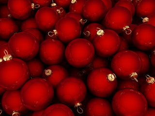 Red Christmas ball