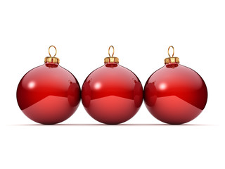 Red Christmas ball