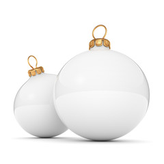 White Christmas ball