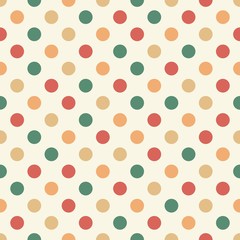 Polka circles texture
