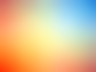 Abstract rainbow colored blurred background