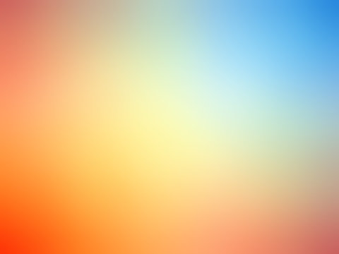 Abstract rainbow colored blurred background