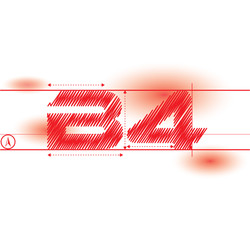 b4 redprint font