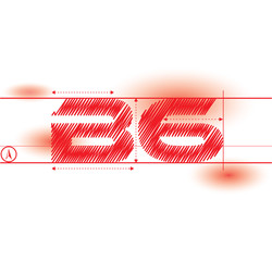 b6 redprint font