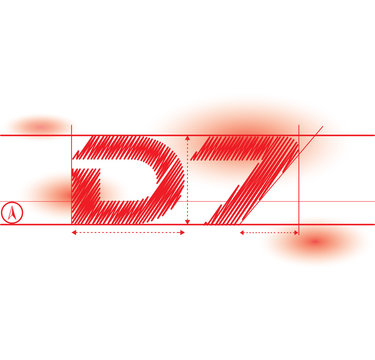 d7 redprint font