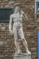 Obraz premium Florence has many famous and historical statues and sculptures within all its public areas