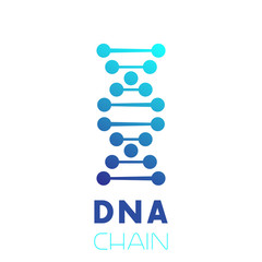 dna chain icon, logo element