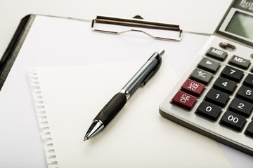 Accounting ledger.