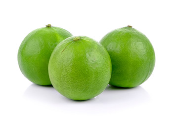 lime on white background