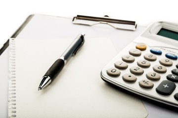 Accounting ledger.
