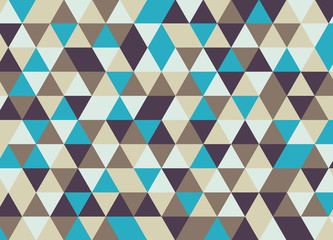Colorful geometric triangle pattern. Abstract vector background.