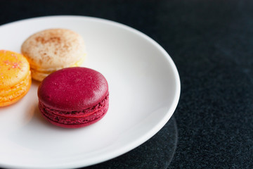 Colorful macarons