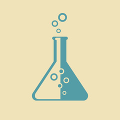 Laboratory glass icon