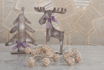 Wooden Christmas toys
