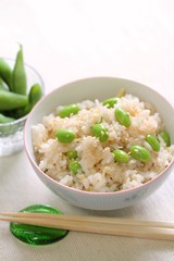 枝豆生姜ご飯