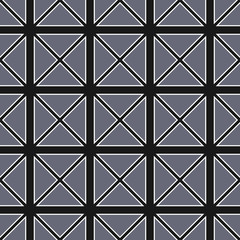 Fototapeta premium Abstract geometric seamless pattern.