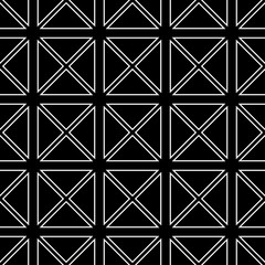 Fototapeta premium Abstract geometric seamless pattern.