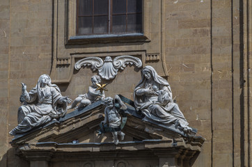 Florence has many famous and historical statues and sculptures within all its public areas