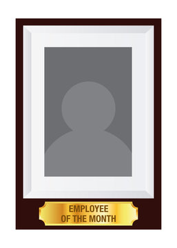Employee Of The Month Photo Frame Template