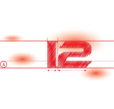 i2 redprint font