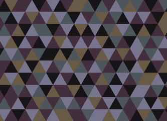 Fototapeta premium Colorful geometric triangle pattern. Abstract vector background.