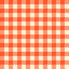 vintage checkered table cloth background colored yellow