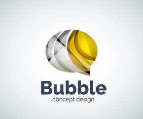 Fototapeta premium Bubble logo template