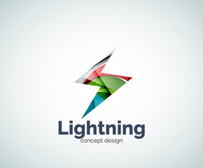 Lightning logo template