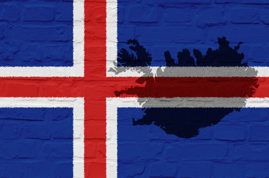 Island-Flagge Aufnäher Bestickt – 7,2 X 4,9 Cm Zum Aufbügeln Oder Aufnähen