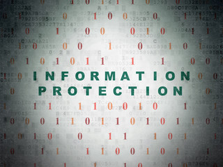 Privacy concept: Information Protection on Digital Data Paper background