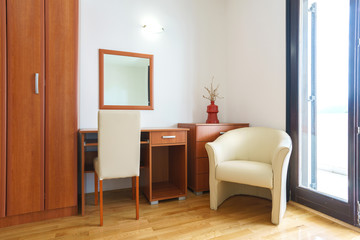 Interior of a living room in a hotel