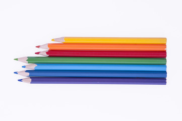 Pencil's rainbow