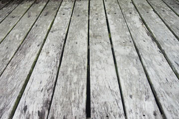 old wood deck