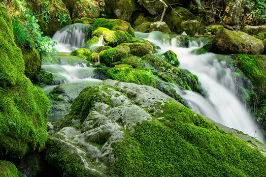 Bovska skaklya waterfall, near Bov, Bulgaria